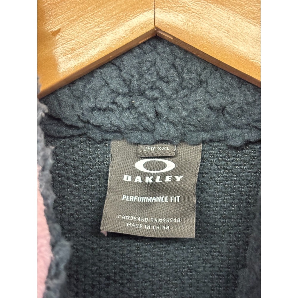 Oakley Jacket TNP Ember Half Zip Fleece Women Toadstool Black Performance XL NWT - Picture 9 of 10